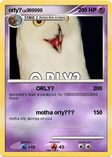 Pokemon orly?