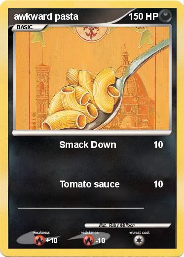 Pokemon awkward pasta