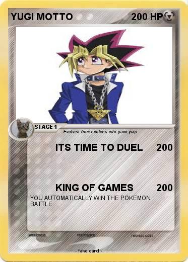 Pokemon YUGI MOTTO
