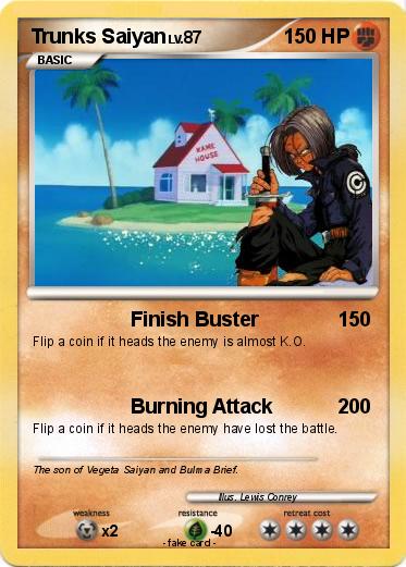 Pokemon Trunks Saiyan