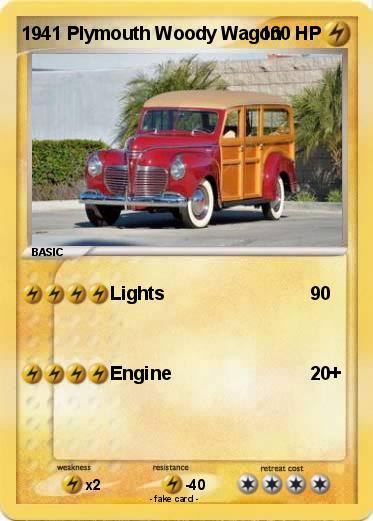 Pokemon 1941 Plymouth Woody Wagon