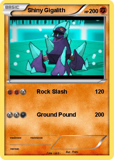 Pokemon Shiny Gigalith