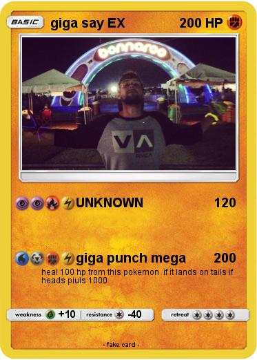 Pokemon giga say EX