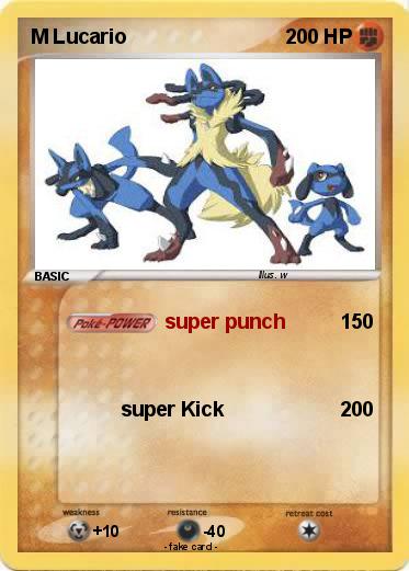 Pokemon M Lucario