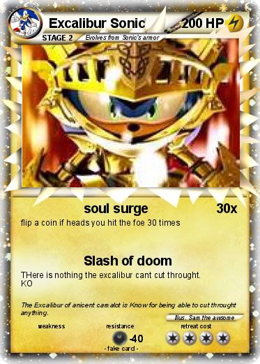 Pokemon Excalibur Sonic
