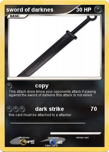 Pokemon sword of darknes