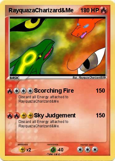 Pokemon RayquazaCharizard&Me