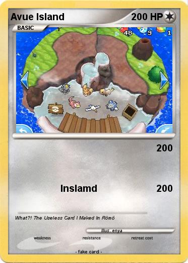 Pokemon Avue Island