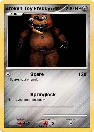 Pokemon Broken Toy Freddy