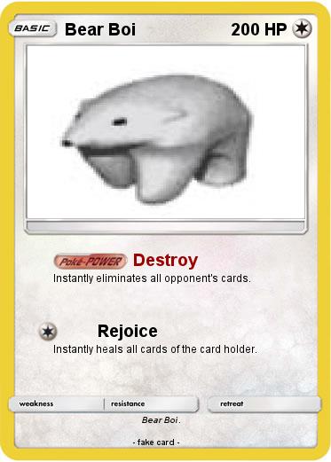 Pokemon Bear Boi