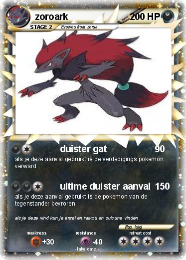 Pokemon zoroark