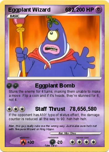 Pokemon Eggplant Wizard          682,
