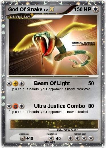 Pokemon God Of Snake