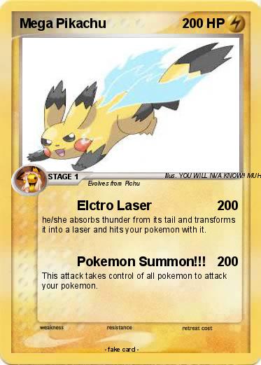 Pokemon Mega Pikachu