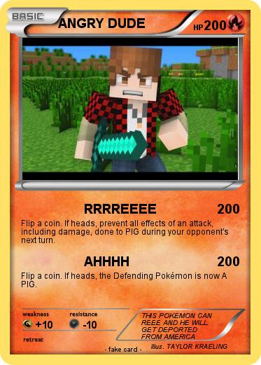 Pokemon ANGRY DUDE
