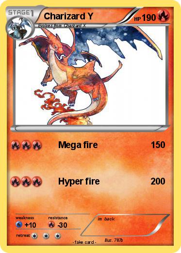 Pokemon Charizard Y