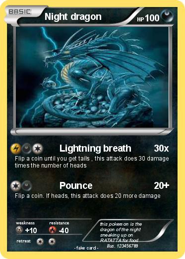 Pokemon Night dragon