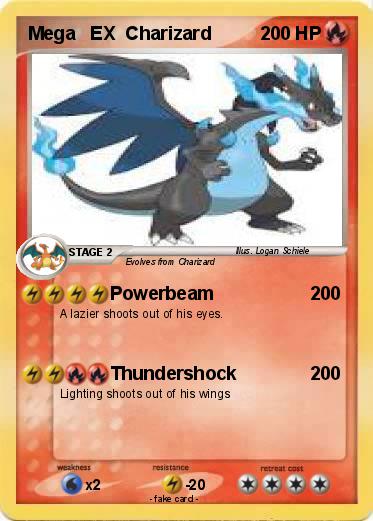 Pokemon Mega   EX  Charizard