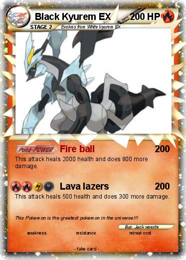 Pokemon Black Kyurem EX