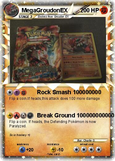 Pokemon MegaGroudonEX