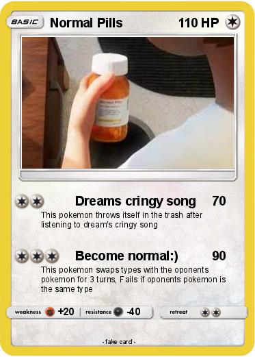 Pokemon Normal Pills