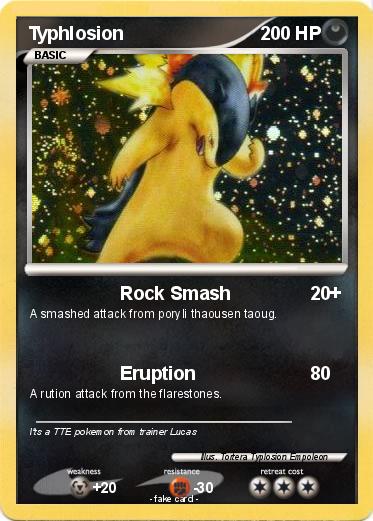 Pokemon Typhlosion