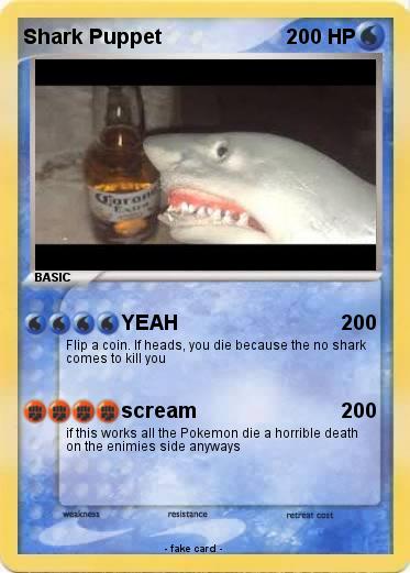 Pokemon Shark Puppet