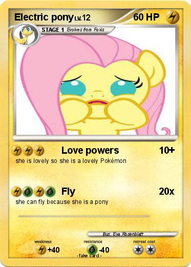 Pokemon Electric pony