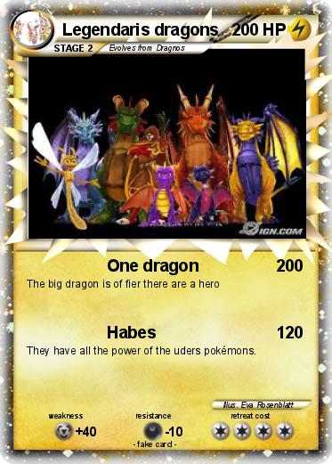 Pokemon Legendaris dragons