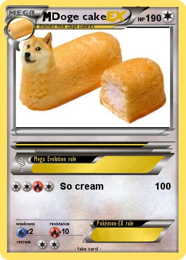 Pokemon Doge cake