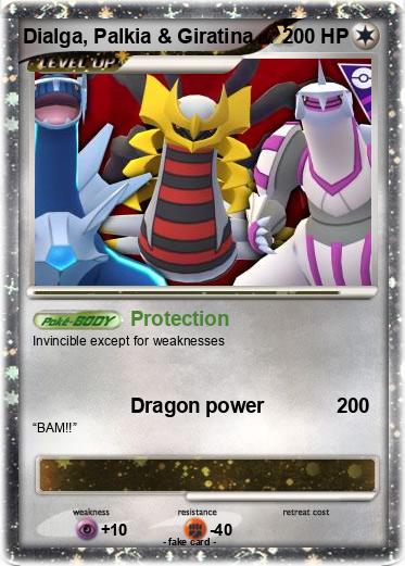 Pokemon Dialga, Palkia & Giratina