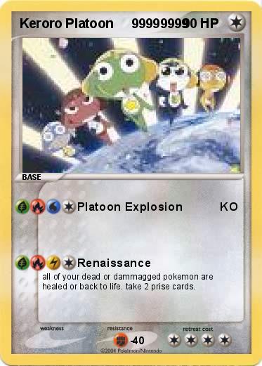 Pokemon Keroro Platoon     99999999