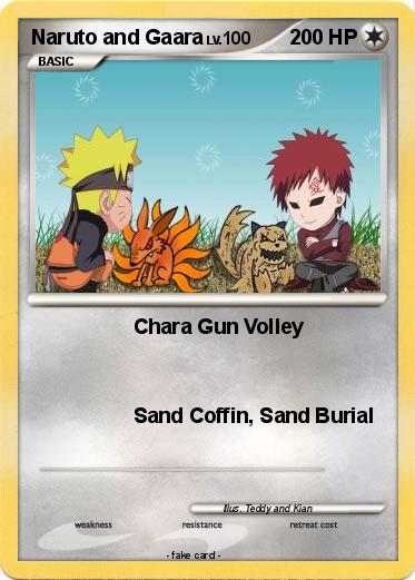 Pokemon Naruto and Gaara