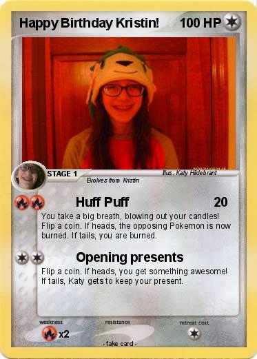 Pokemon Happy Birthday Kristin!