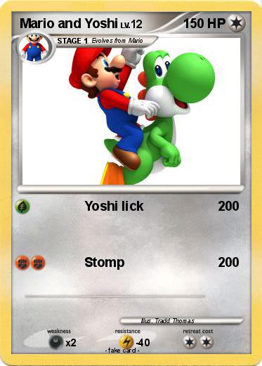 Pokemon Mario and Yoshi