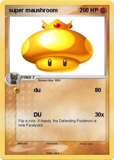 Pokemon super maushroom