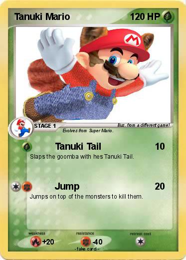 Pokemon Tanuki Mario