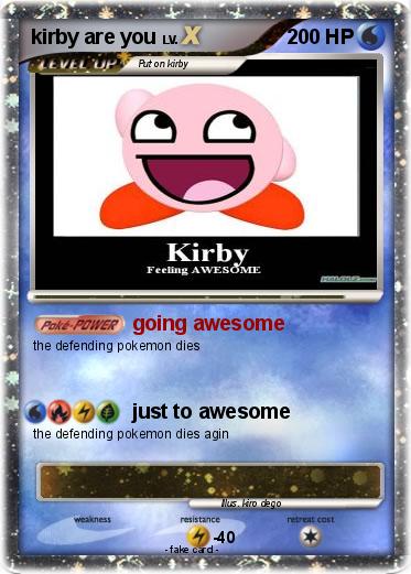 Pokemon kirby are you
