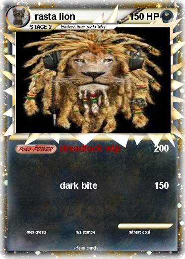 Pokemon rasta lion