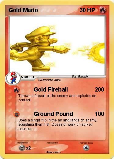 Pokemon Gold Mario