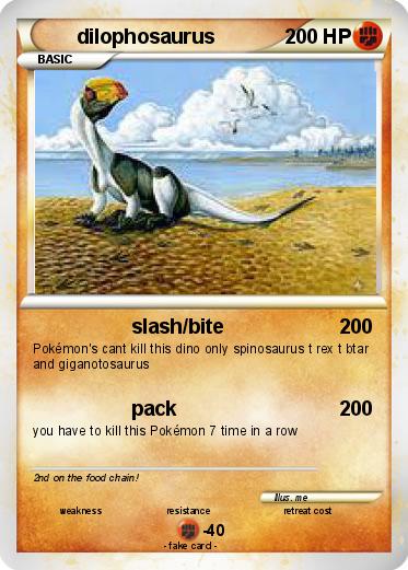 Pokemon dilophosaurus