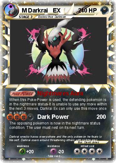 Pokemon M Darkrai   EX           2