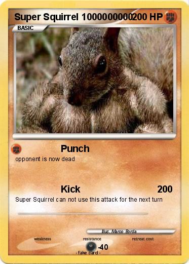 Pokemon Super Squirrel 1000000000