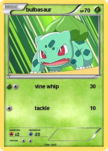 Pokemon bulbasaur