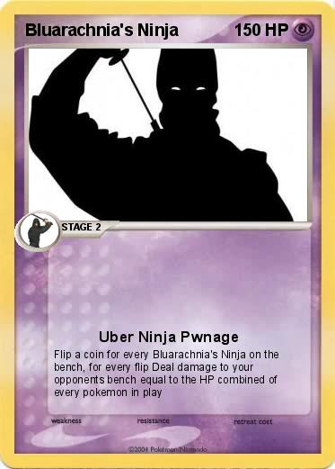 Pokemon Bluarachnia's Ninja
