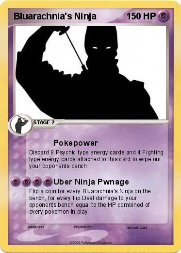 Pokemon Bluarachnia's Ninja