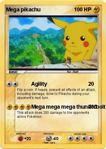 Pokemon Mega pikachu