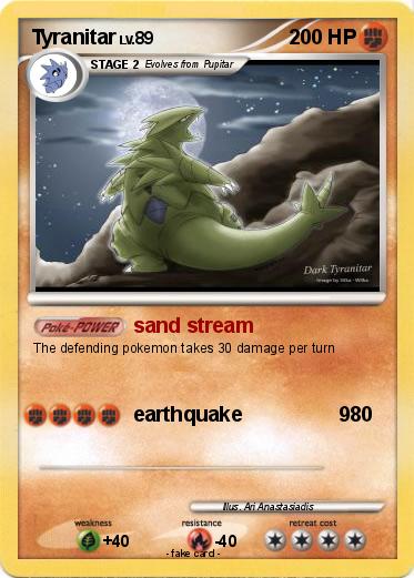 Pokemon Tyranitar