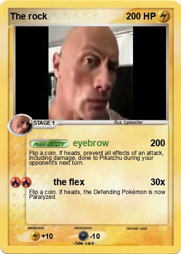 Pokemon The rock