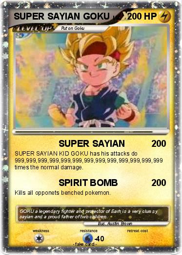Pokemon SUPER SAYIAN GOKU